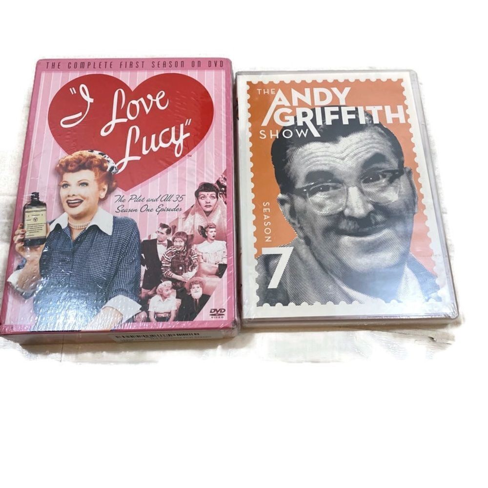 Two Brand New DVD Sets I Love Lucy Season 1 and Andy Griffith Season 7